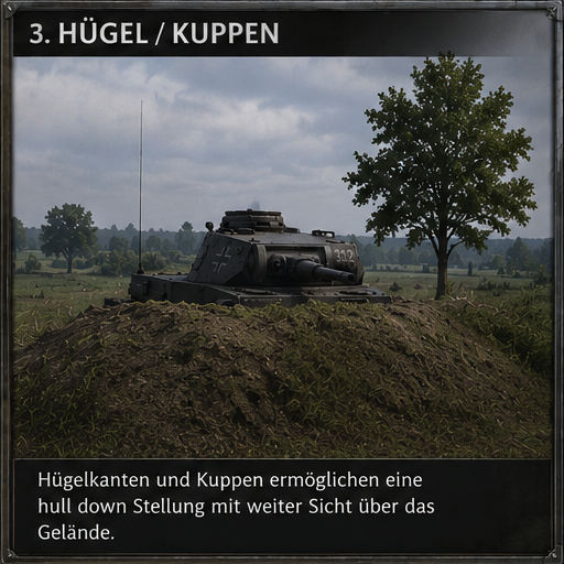 Tarnung durch Gelände