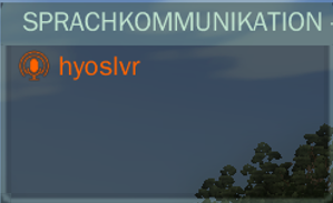Funk-HUD-Anzeige